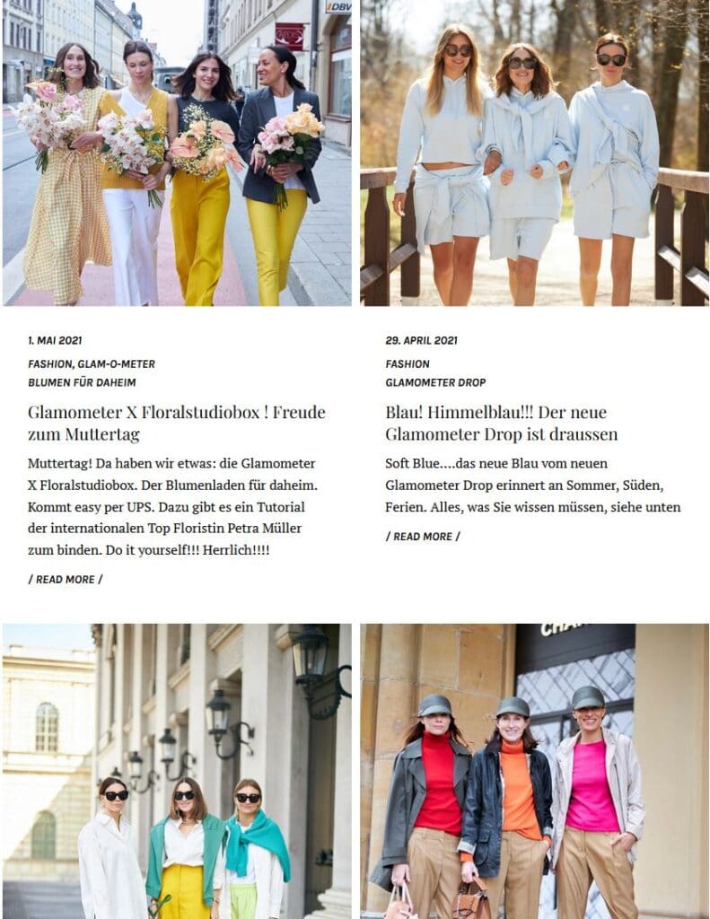 Screenshot: Glam-o-meter Instagram (04.12.2021)